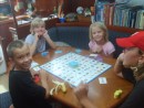 Valerie, Annie, Daniel and John playing Chipo
